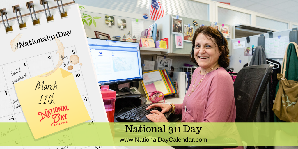 National 311 Day March 11