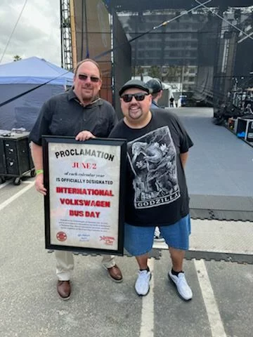Marlo Anderson & Gabriel “Fluffy” Iglesias, International Volkswagen Day, 2023