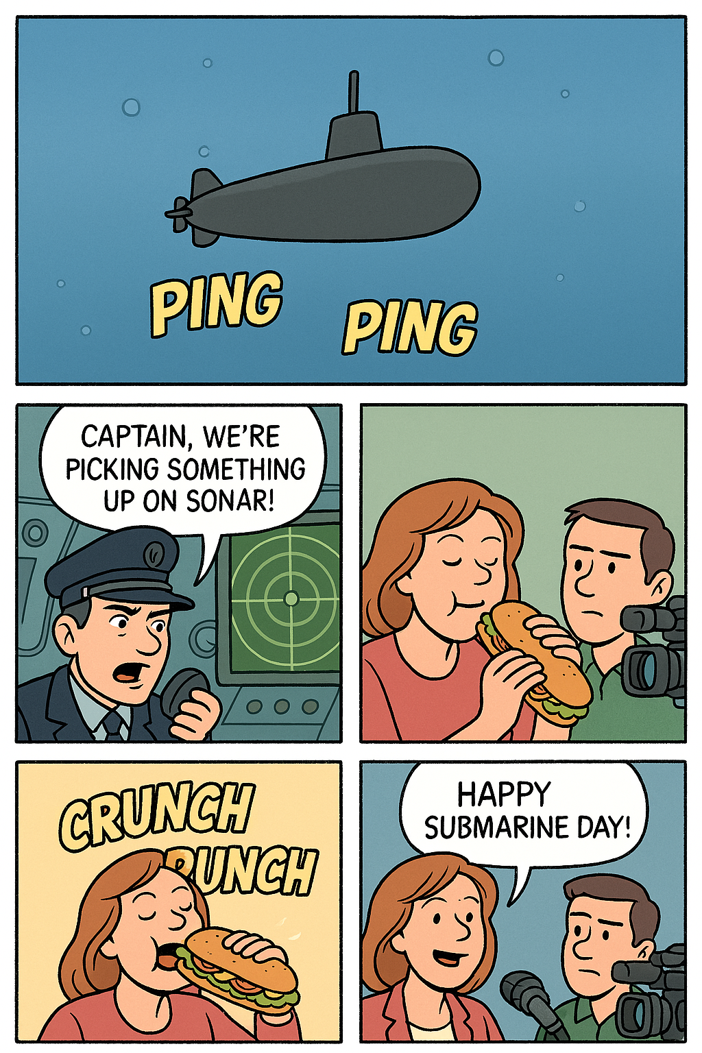 Claire Celebrates Submarine Day