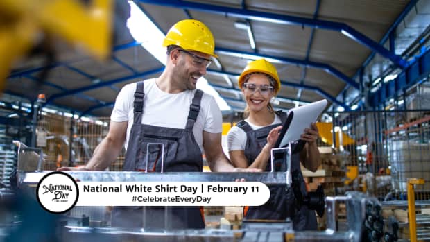 NATIONAL WHITE SHIRT DAY/ WHITE T-SHIRT DAY - February 11 