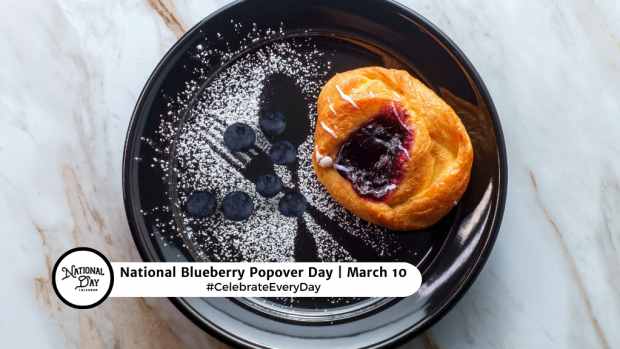 NATIONAL BLUEBERRY POPOVER DAY  March 10