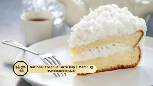 NATIONAL COCONUT TORTE DAY  March 13
