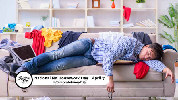 NATIONAL NO HOUSEWORK DAY