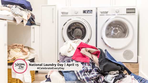 NATIONAL LAUNDRY DAY   April 15