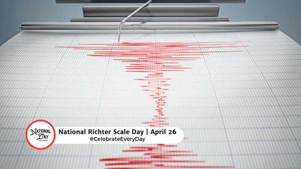 NATIONAL RICHTER SCALE DAY  April 26