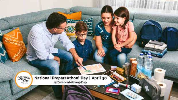 NATIONAL PREPAREATHON DAY  April 30