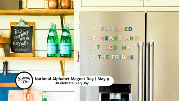 NATIONAL ALPHABET MAGNET DAY  May 9