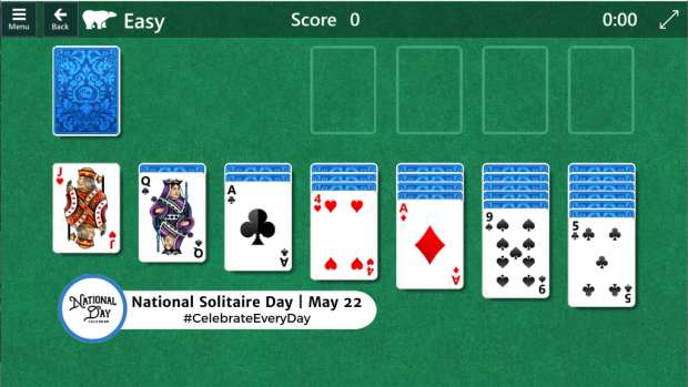 National Solitaire Day  May 22