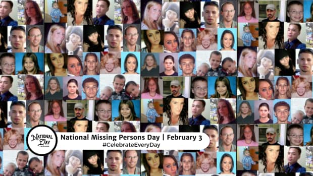 NATIONAL MISSING PERSONS DAY - February 3 