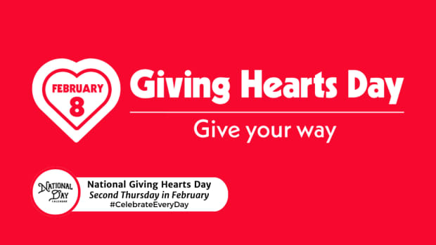 NATIONAL GIVING HEARTS DAY | Second Thursday in February 