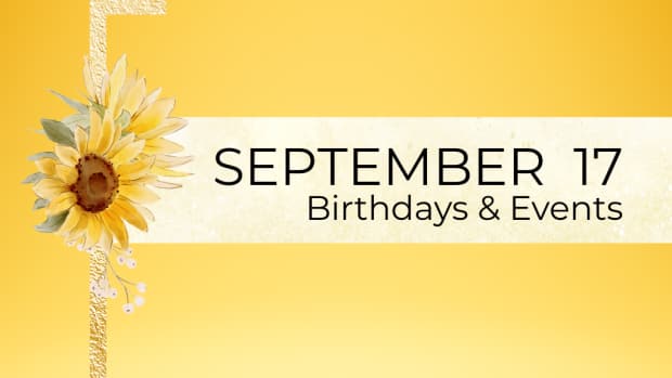 SEPTEMBER 17 | Birthdays and Events