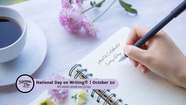 NATIONAL DAY ON WRITING® | October 20