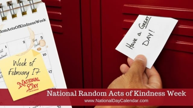 National Random Acts Of Kindness Day February 17 National Day Calendar National Random Acts Of Kindness Day February 17 National Day Calendar