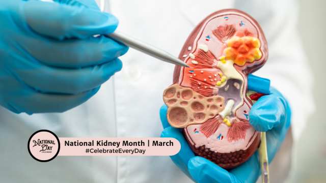 NATIONAL KIDNEY MONTH | March