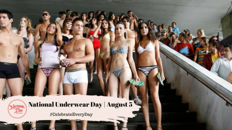 August 5th 2025 National Underwear Day