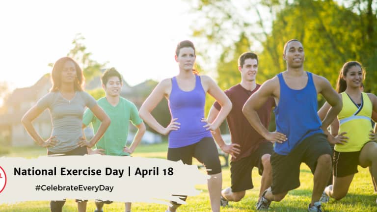 NATIONAL EXERCISE DAY | APRIL 18 - National Day Calendar