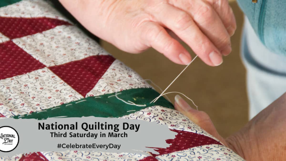 National Quilting Day 2025 Calendar
