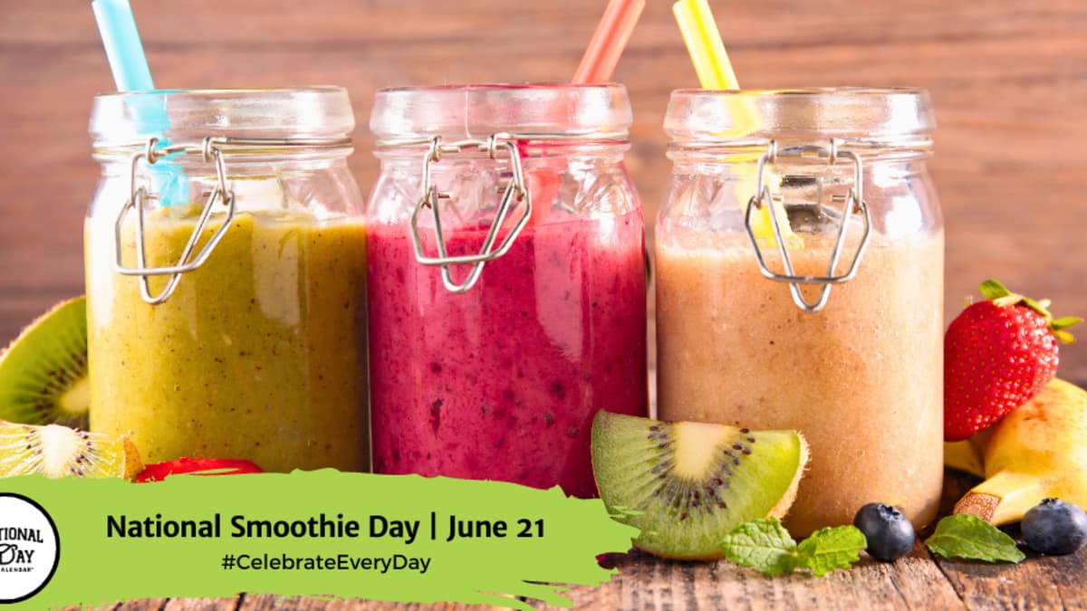 National Smoothie Day 2024 Dates Fleur Jessika