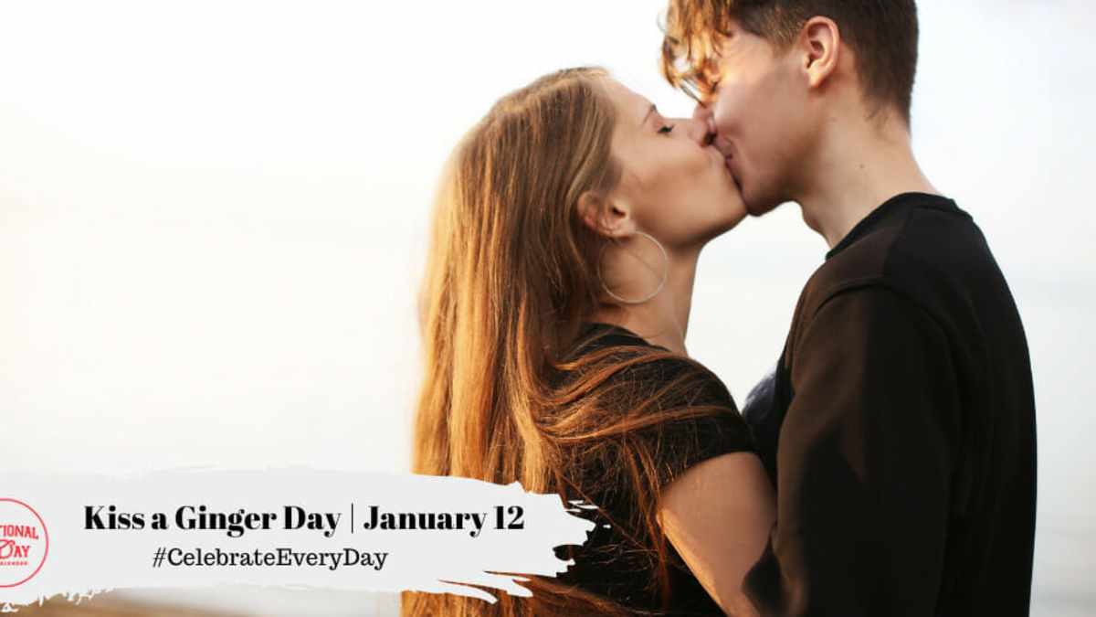 #kissagingerday