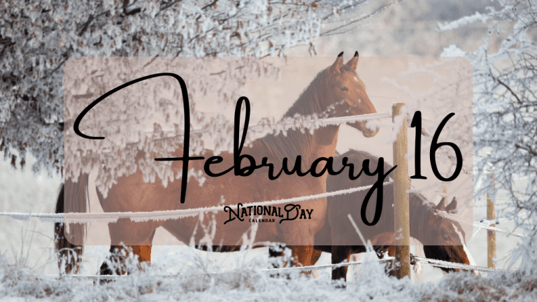 FEBRUARY 16 | Birthdays and Events - National Day Calendar