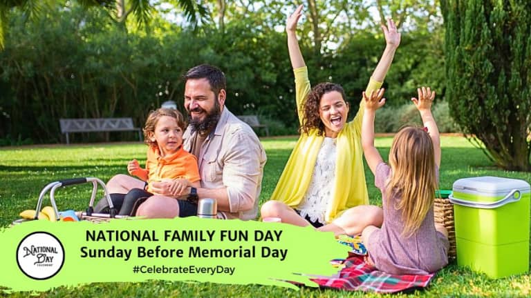 NATIONAL FAMILY FUN DAY May 26 2024 National Day Calendar