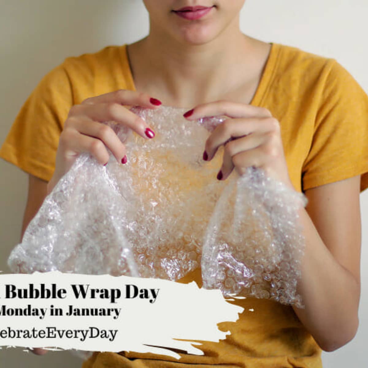 Bubble Wrap Calendar, Wall Decor