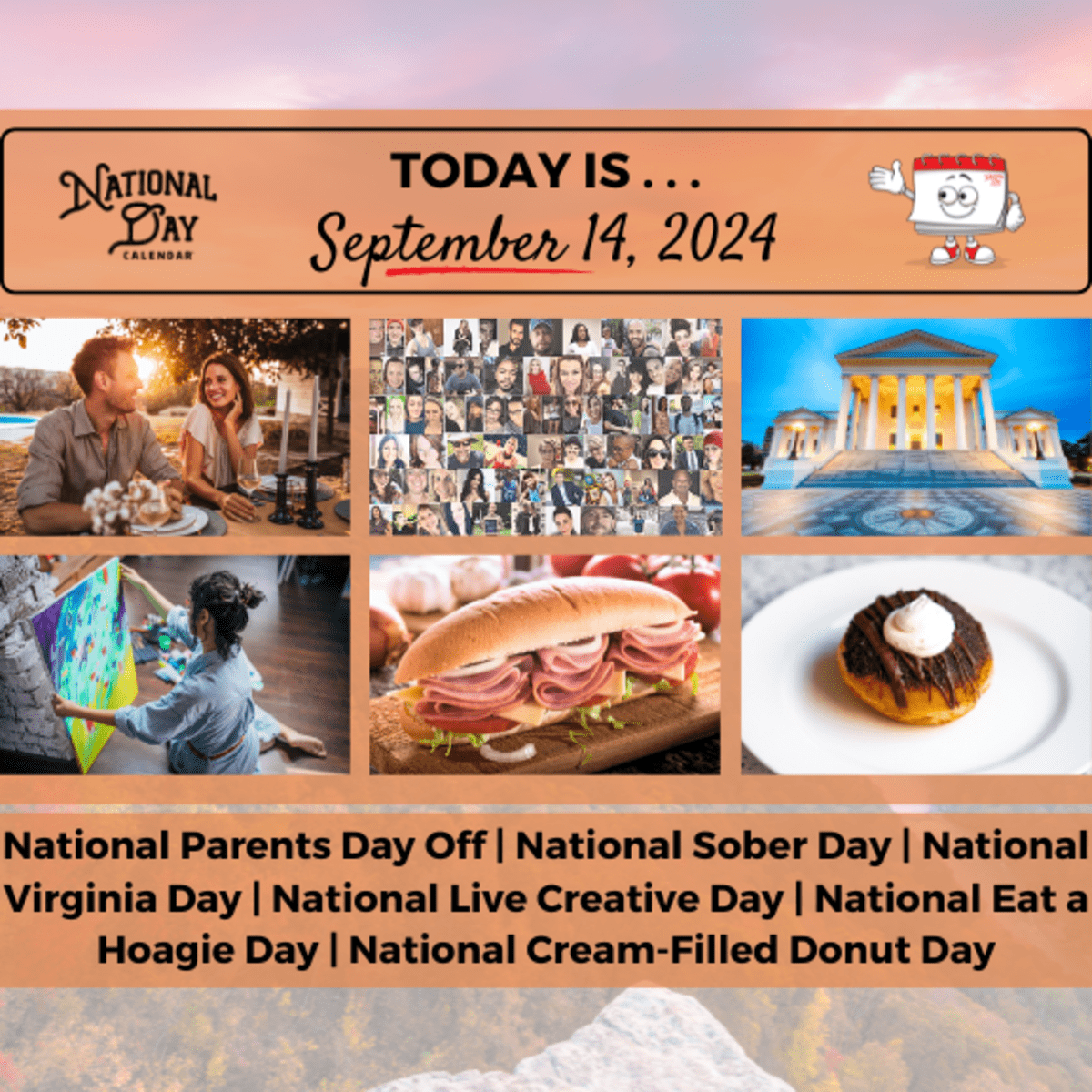 SEPTEMBER 14, 2024 | NATIONAL CREAM-FILLED DONUT DAY | NATIONAL 