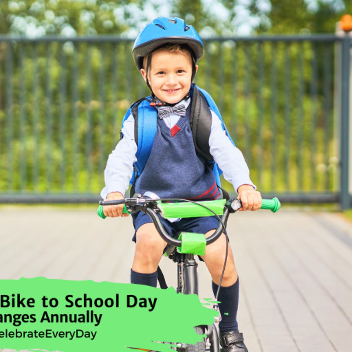 Bike to school day on sale