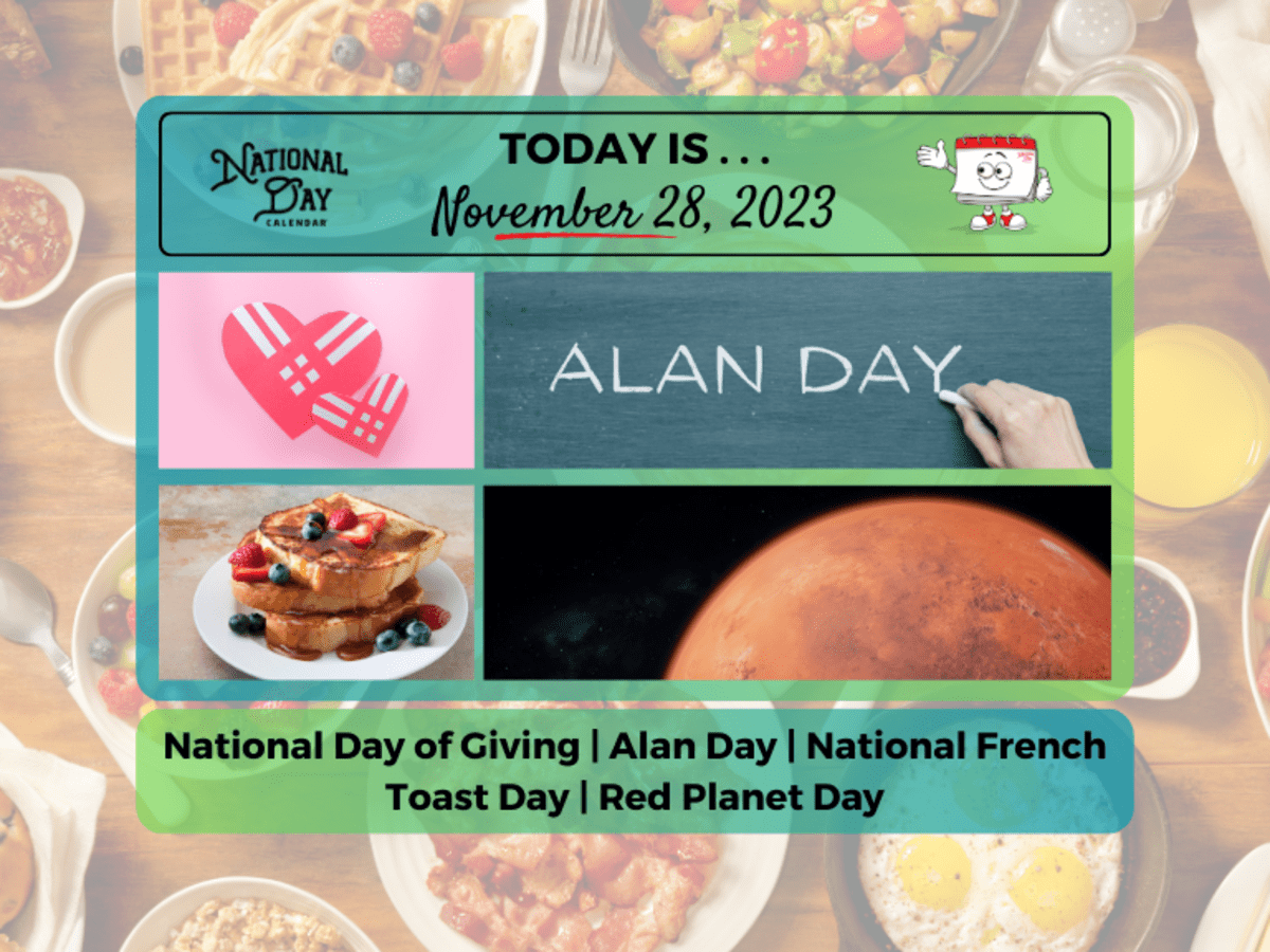 NATIONAL ALAN DAY - November 28, 2024 - National Today