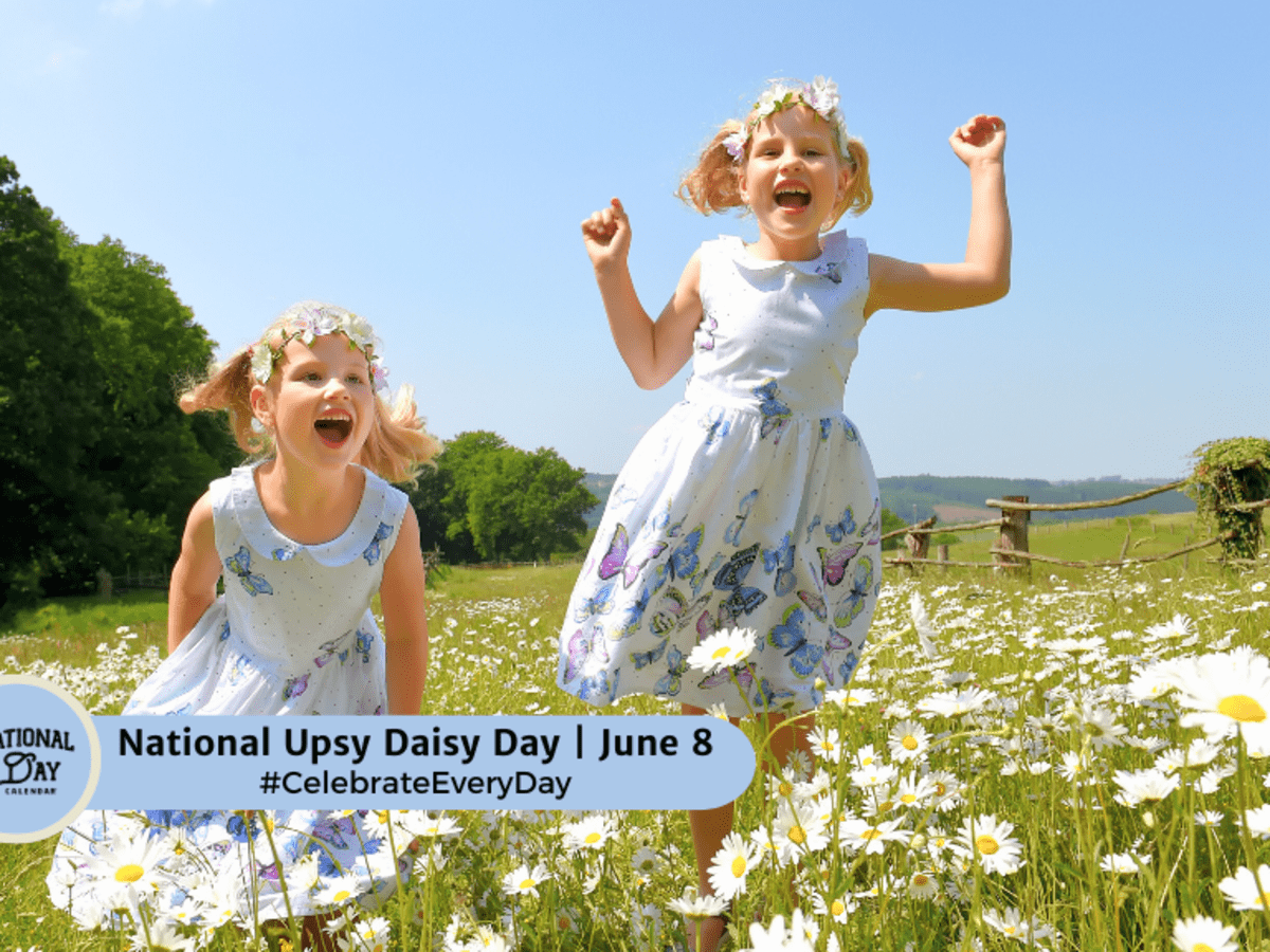 NATIONAL UPSY DAISY DAY June 8 National Day Calendar