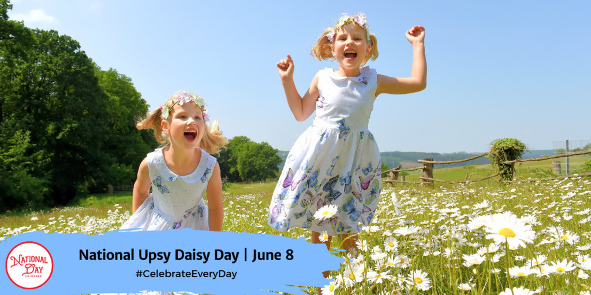 NATIONAL UPSY DAISY DAY June 8 National Day Calendar