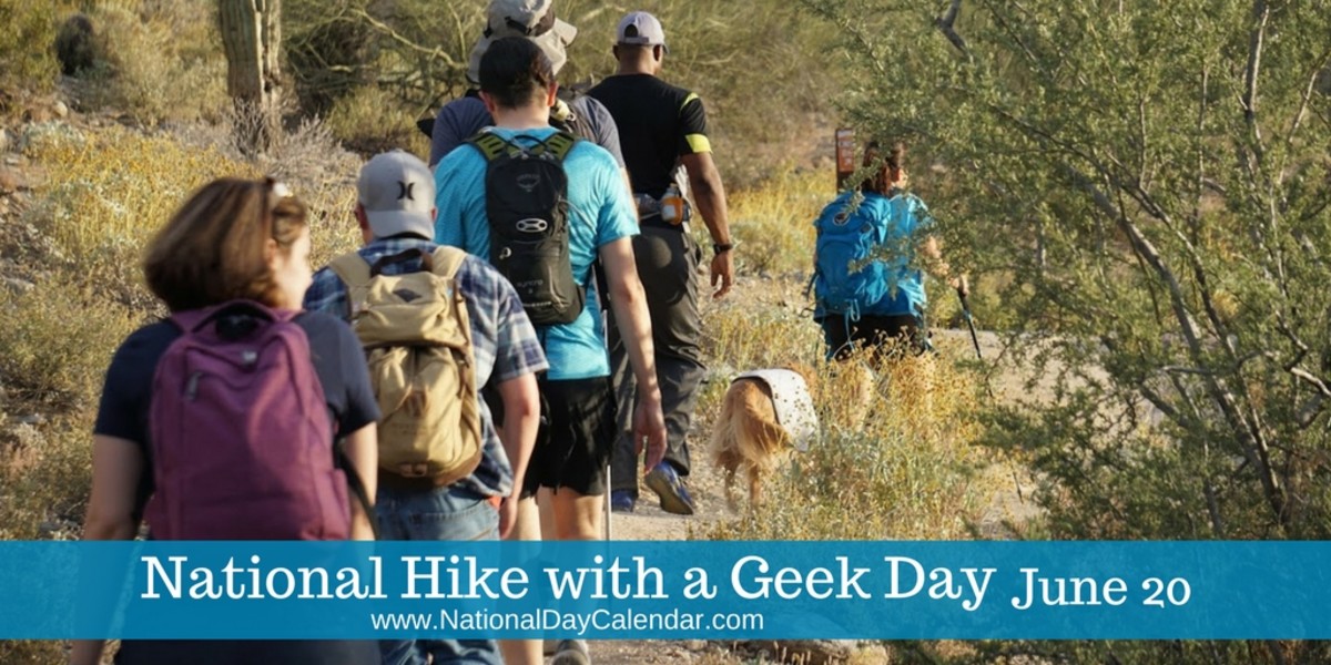 NEW DAY PROCLAMATION NATIONAL HIKE WITH A GEEK DAY June 20 National Day Calendar
