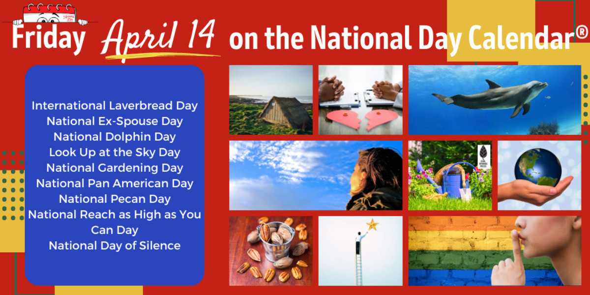 APRIL 14, 2023 NATIONAL GARDENING DAY NATIONAL DOLPHIN DAY