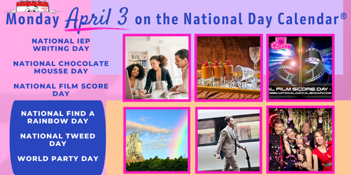 APRIL 3, 2023 NATIONAL IEP WRITING DAY NATIONAL FIND A RAINBOW DAY
