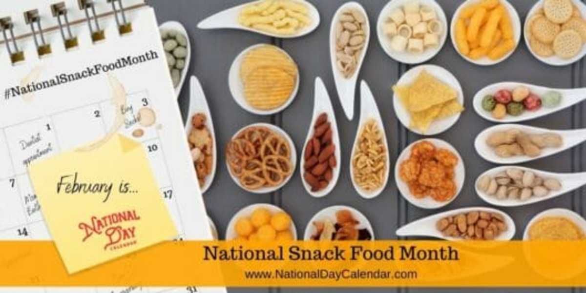 National snack food month february national day calendar