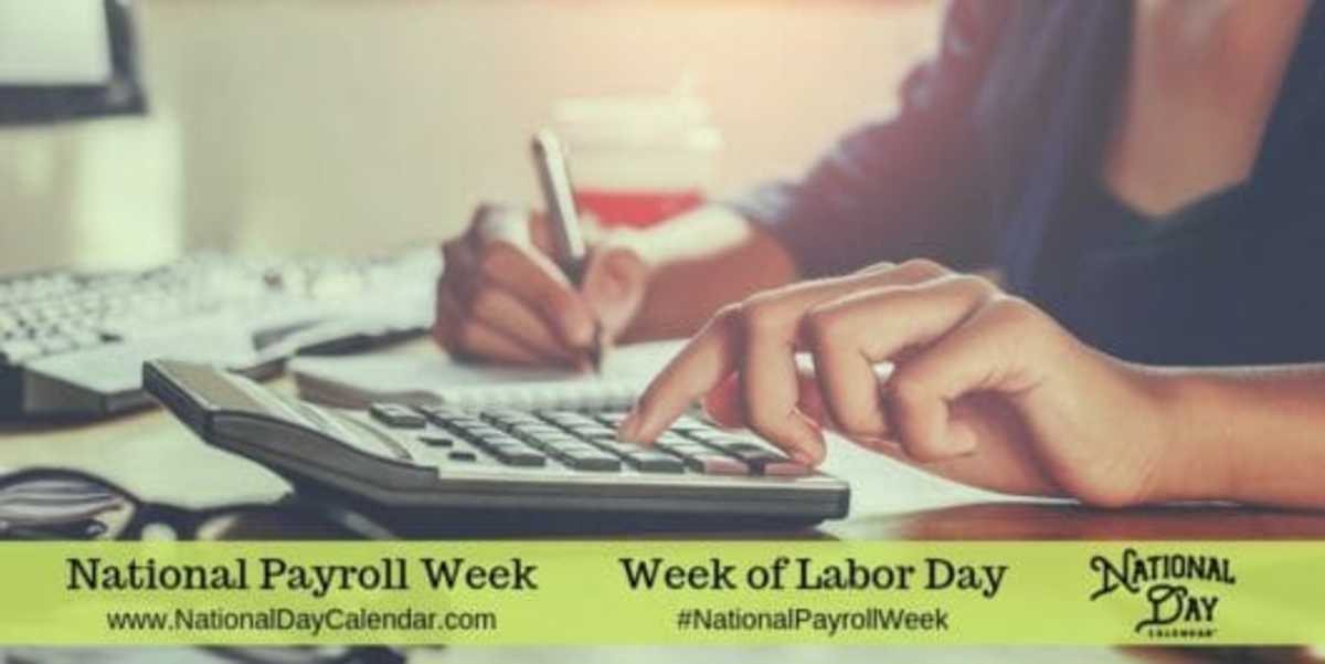 NATIONAL PAYROLL WEEK Week of Labor Day National Day Calendar
