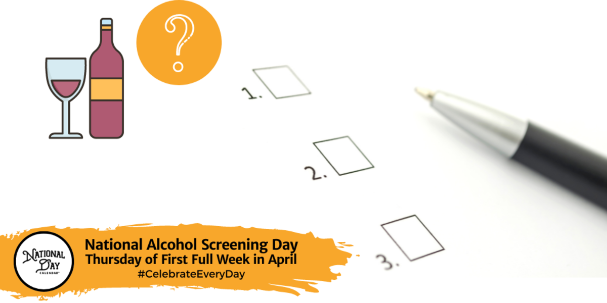 National Alcohol Screening Day 2024 Naomi Kathryn