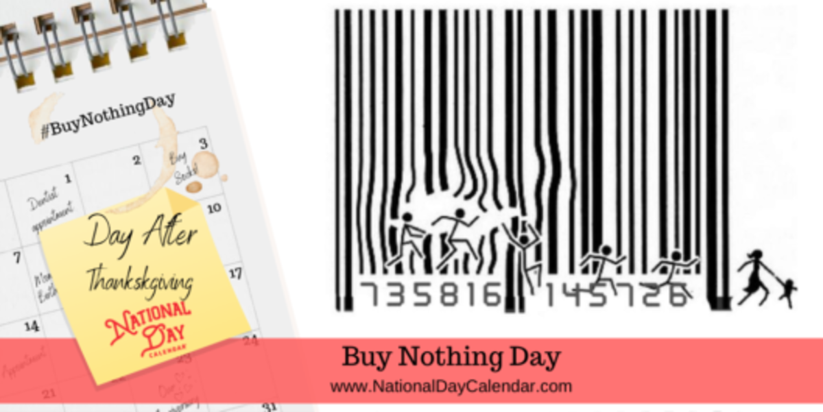 BUY NOTHING DAY November 29, 2024 National Day Calendar