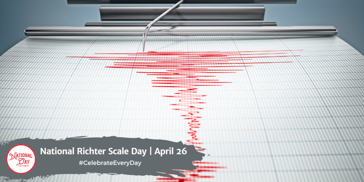 NATIONAL RICHTER SCALE DAY April 26 National Day Calendar