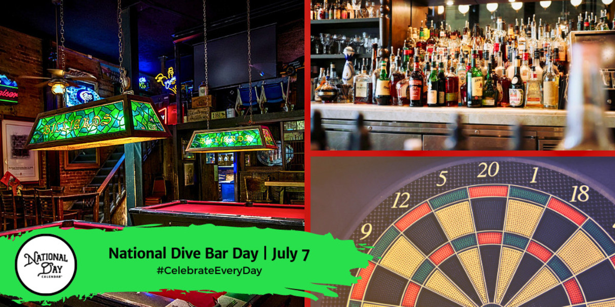 NATIONAL DIVE BAR DAY July 7 National Day Calendar