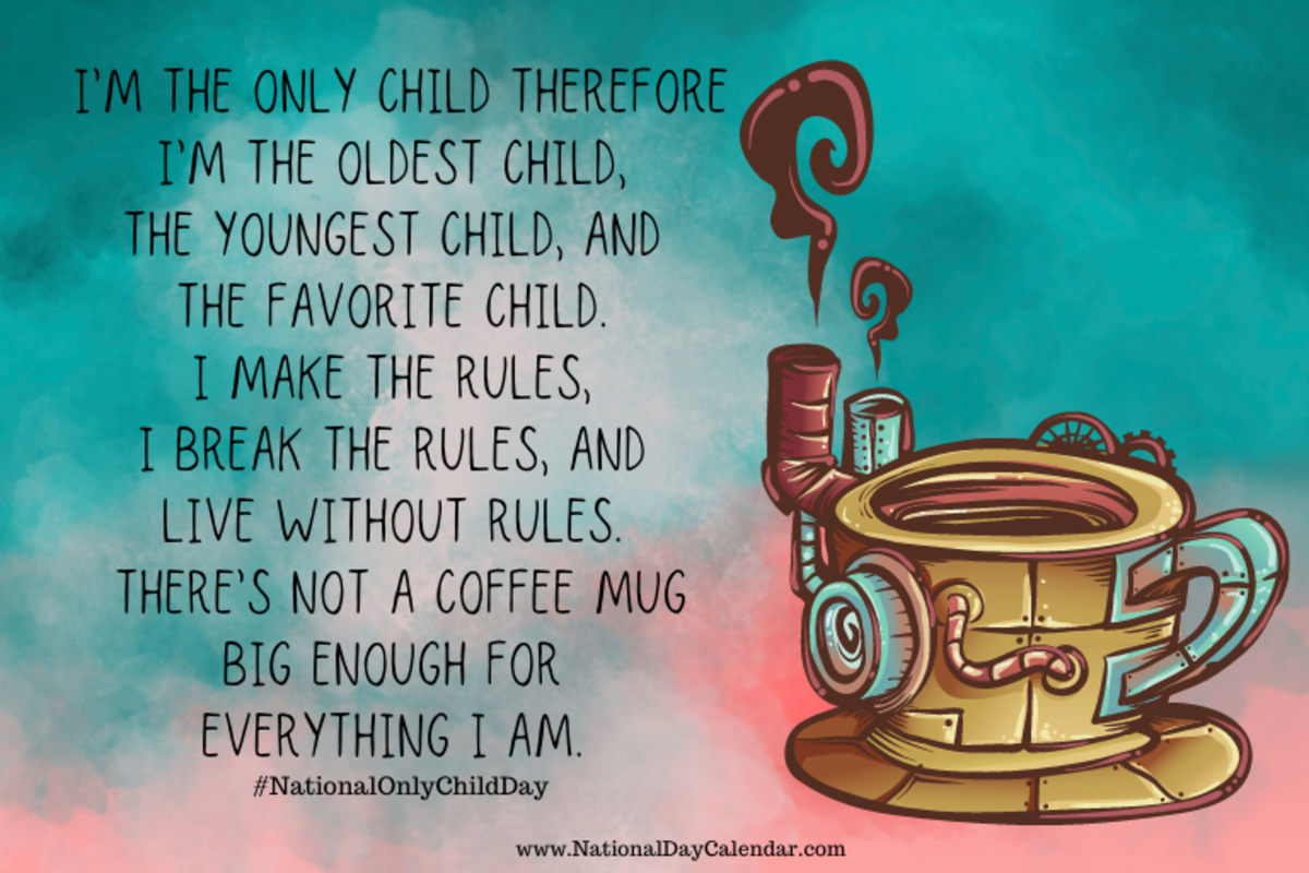 NATIONAL ONLY CHILD DAY April 12 National Day Calendar