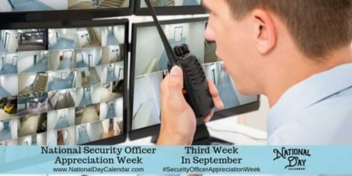 National Security Officer Appreciation Week 2025 NATIONAL SECURITY OFFICER APPRECIATION WEEK - Third Week in September