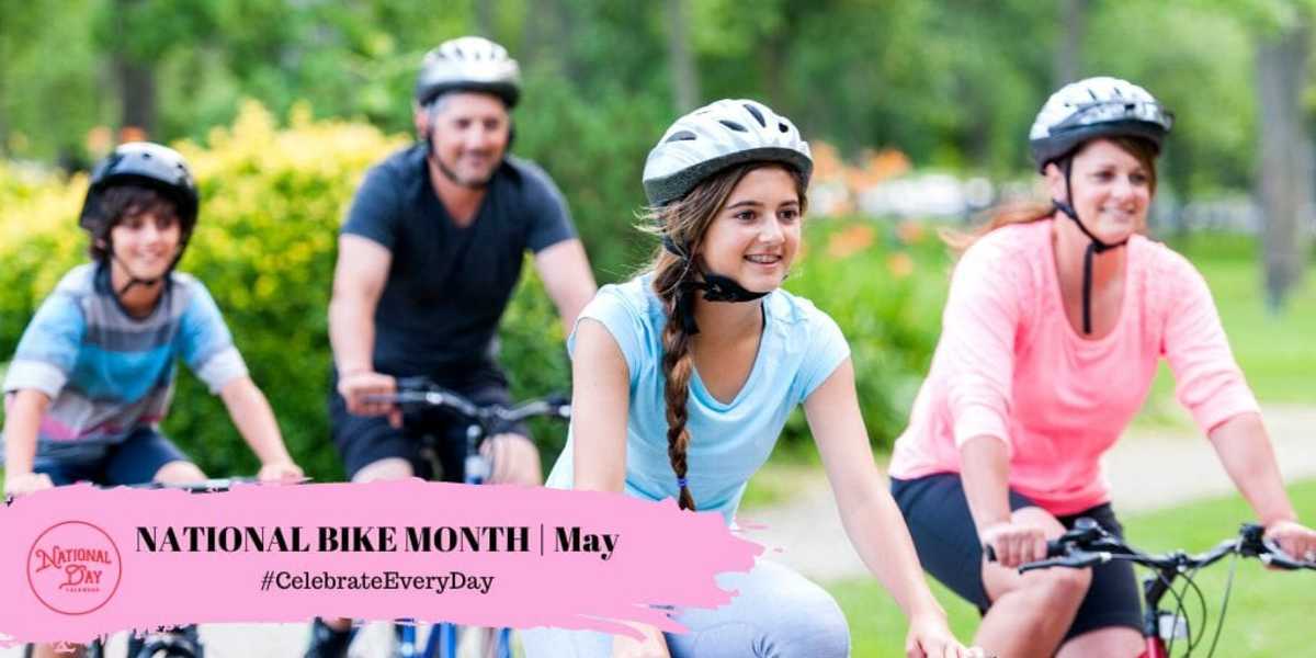 National Bike Month May National Day Calendar