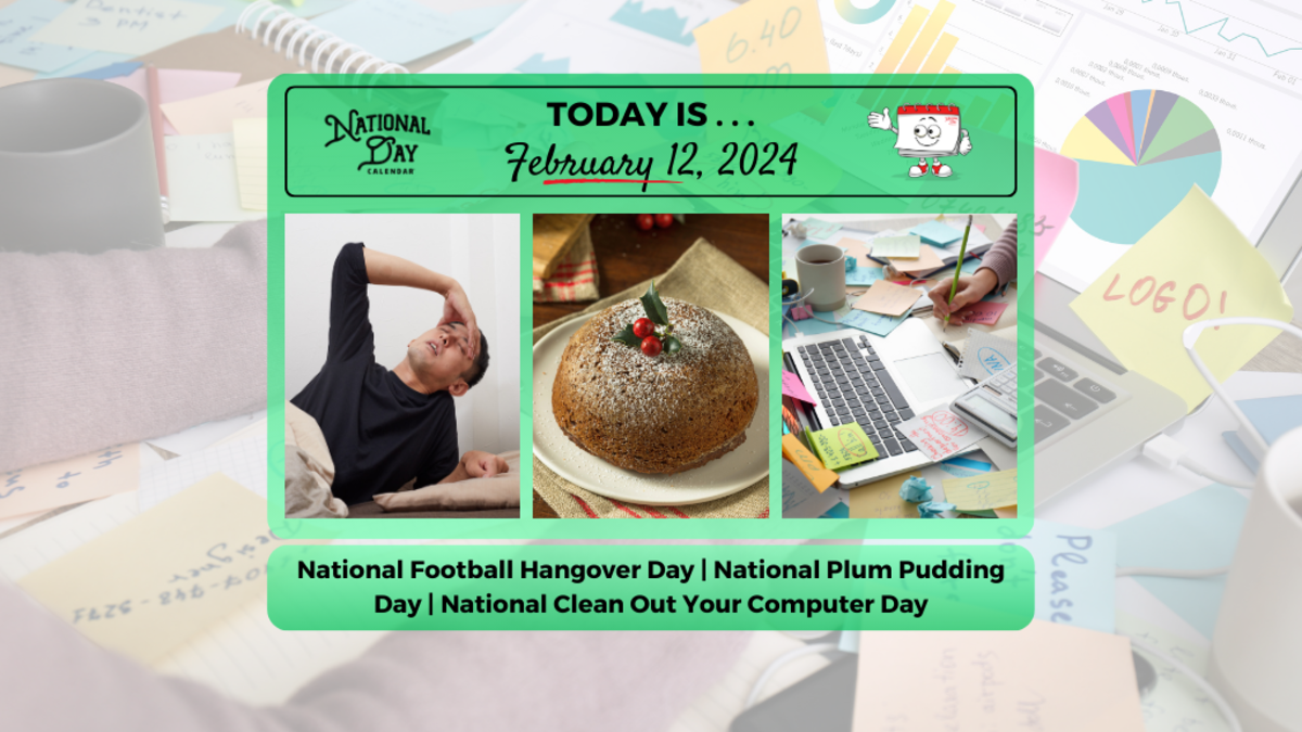FEBRUARY 12, 2025 NATIONAL FOOTBALL HANGOVER DAY NATIONAL CLEAN OUT
