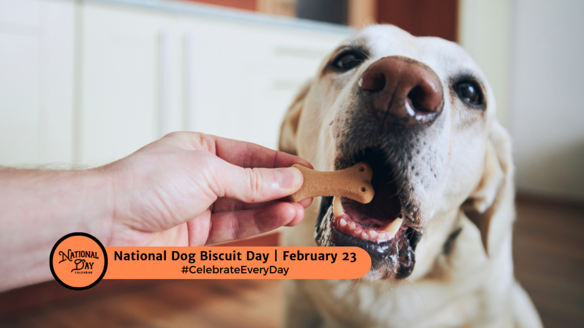 NATIONAL DOG BISCUIT DAY February 23 National Day Calendar