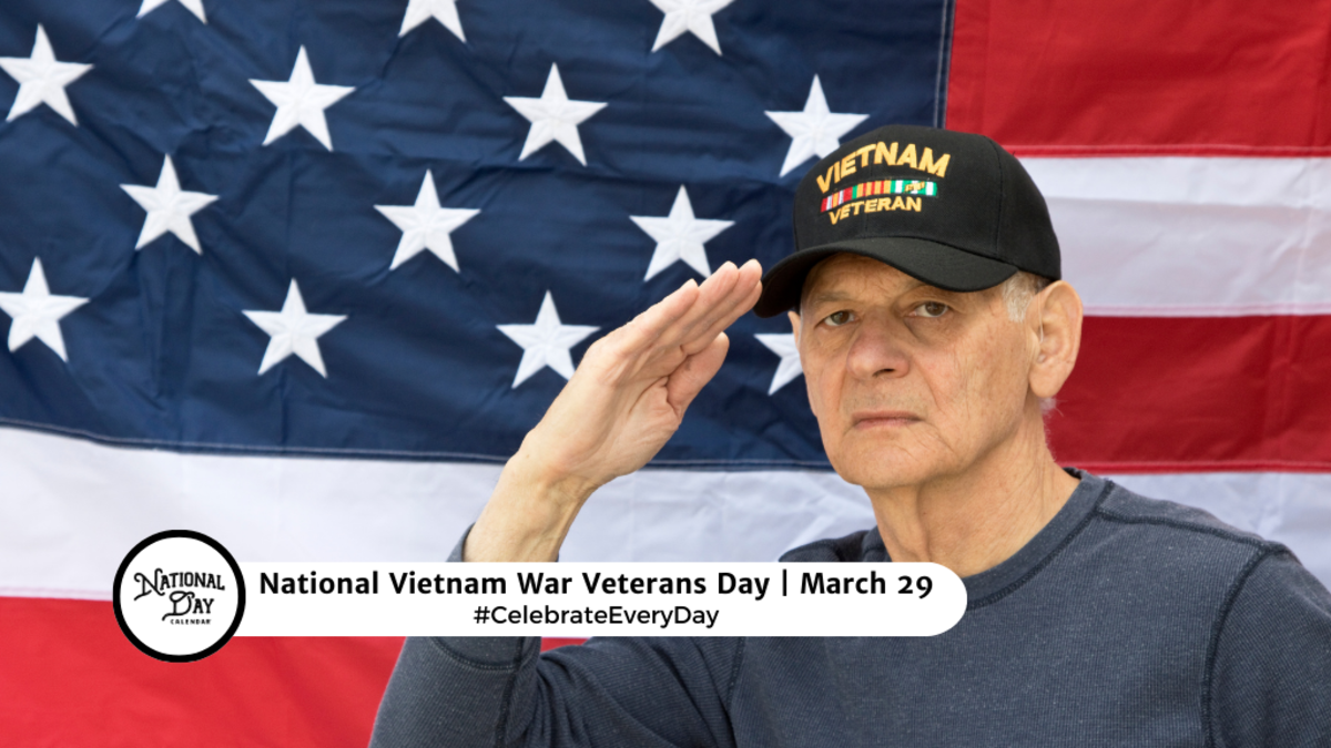 MARCH 29, 2024 GOOD FRIDAY NATIONAL VIETNAM WAR VETERANS DAY NATIONAL MOM AND POP BUSINESS