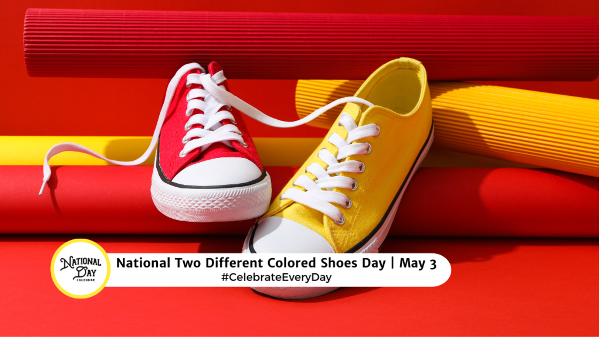 NATIONAL TWO DIFFERENT COLORED SHOES DAY May 3 National Day Calendar