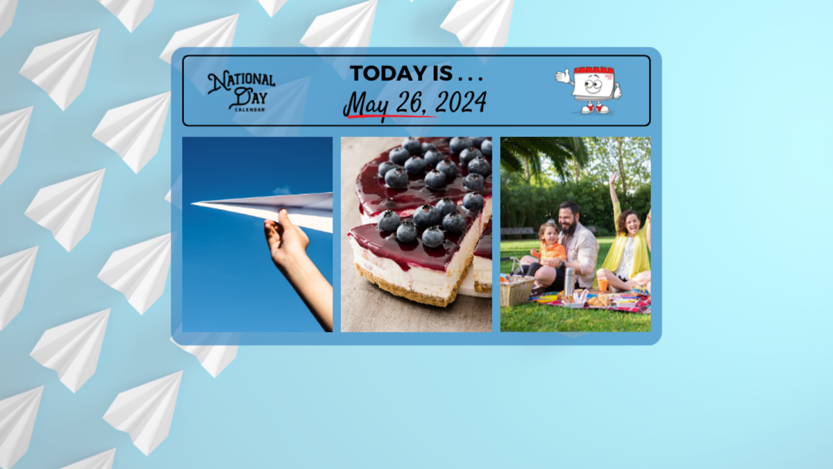 MAY 26, 2024 NATIONAL FAMILY FUN DAY NATIONAL BLUEBERRY CHEESECAKE
