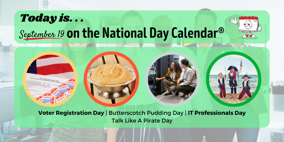SEPTEMBER 19, 2023 TALK LIKE A PIRATE DAY NATIONAL IT PROFESSIONALS