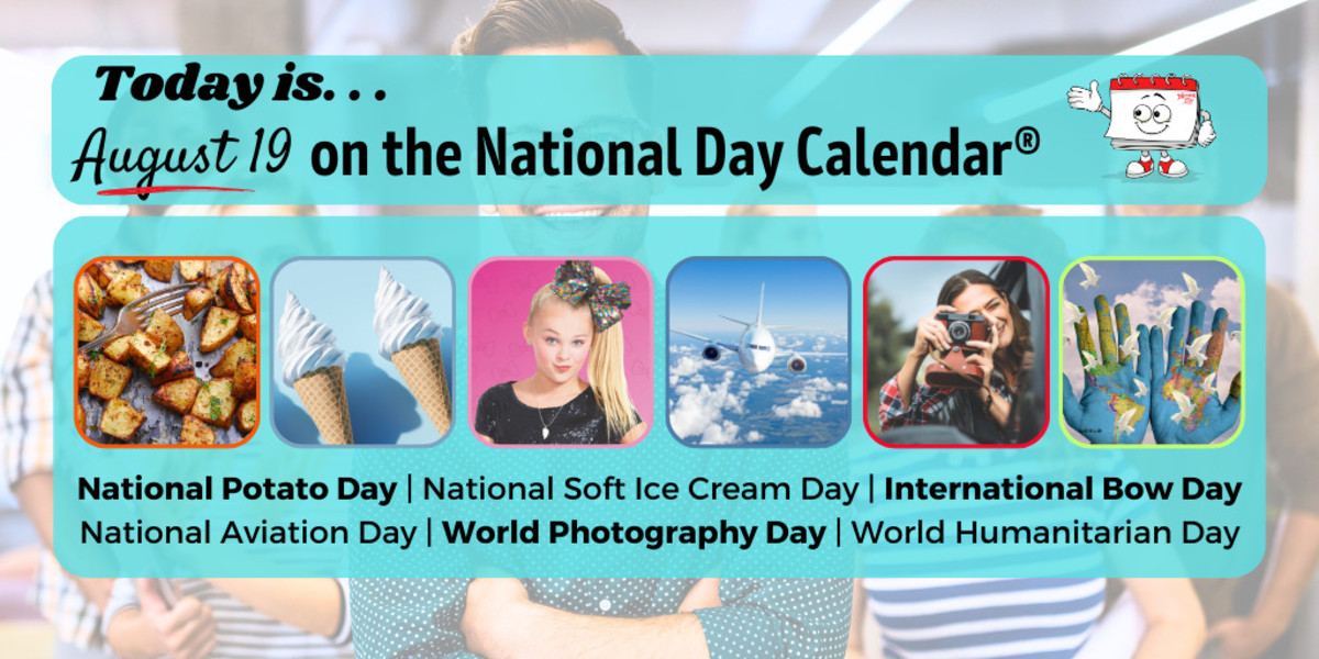 AUGUST 19, 2023 NATIONAL SOFT ICE CREAM DAY INTERNATIONAL BOW DAY